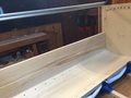 Gluing Curved Side to Back Rail-Panel